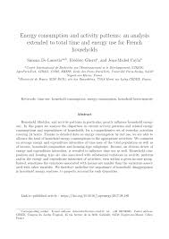 Le propriétaire et le locataire devraient toujours conserver une copie et une preuve de transmission des avis donnés à l'autre partie (accusé de réception signé par le destinataire lorsque livré de main à. Pdf Energy Consumption And Activity Patterns An Analysis Extended To Total Time And Energy Use For French Households