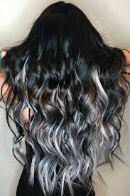 Black And Gray Ombre Hair 35 Beautiful Gray Hair Ideas Lovehairstyles Com Hair Styles Ombre Hair Dyed Hair