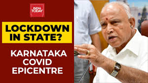 Lockdown will be implemented from tomorrow 9 pm for the next 14 days. Karnataka Govt May Impose Lockdown Like Curbs Amid Covid 19 Surge Youtube