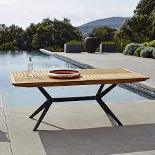 Table basse de jardin contemporaine rectangle en bois de teck brut massif 100x50cm summer 185,00 € Table Rectangulaire Jakta Am Pm Table Am Pm Iziva Com