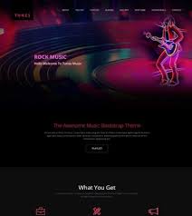 Music Website Template Html5 Bootstrap Simple Website Templates Music Website Templates Templates