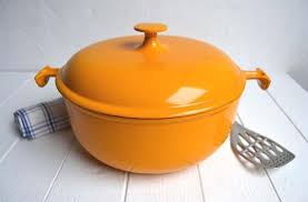 Large Le Creuset Enzo Mari Cast Iron Dutch Oven Casserole Pan Oven Casserole Cast Iron Dutch Oven Le Creuset
