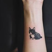 This One Who Is Just A Little Unsure With Images Cute Cat Tattoo Cat Tattoo Designs Black Cat Tattoos