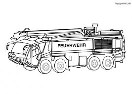 Ausmalbilder Feuerwehr Kostenlose Feuerwehrauto Malvorlagen