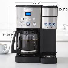 Cuisinart coffee maker no pot. Cuisinart Coffee 12 Cup Center And Single Serve Brewer With Glass Carafe Williams Sonoma