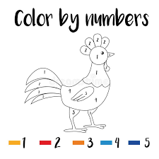 Blippi coloring pages are now available 24 blippi coloring sheets of the animals and machines. Coloring Page Color By Numbers Educational Children Game Drawing Kids Activity Printable Sheet Animals Theme Stock Vector Illustration Of Activity Kindergarten 170851011
