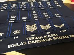 Polis diraja malaysia, pdrm;) is a part of the security forces structure in malaysia. Airwings Merchandise Pdrm Rank Insignia Unframed Facebook
