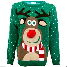 Reindeer Pom Pom Style Sueteres Navidenos Ropa De Otono Playeras Navidad