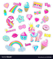 girls fairy stickers with fairy cartoons