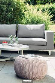 Outdoor Lounge Mit Sunbrella Stoffbezug In Grau Gartenmobel Lounge Gartenmobel Outdoor Mobel
