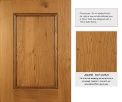solid oak wood kitchen unit doors and