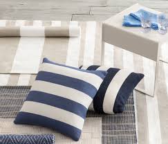 Maybe you would like to learn more about one of these? Catamaran Indoor Outdoor Cushion Navy White Stripe Nisi Living