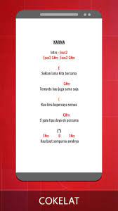 Kikan take from album : Kunci Gitar Dan Lirik Lagu Cokelat Lengkap For Android Apk Download