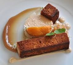 Foie Gras Au Torchon Perfectly Executed The Foie Is Indescribably Rich Creamy And Refined Toasted Spice Bread Ginger Nut Spice Bread Food Peach Slices
