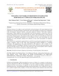 Non manajemen dan non supervisor adalah. Pdf The Effect Of Work Environment On Employee Performance Through Work Discipline