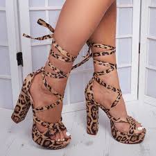 Check spelling or type a new query. Leopard Print Chunky Heels Heels Stiletto Heels Heel Sandals Outfit