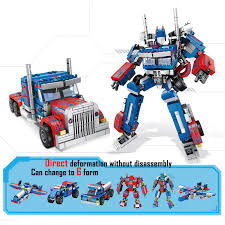 Robots Blocks Transformation 2in1 Optimus Transform Prime Robot Car Optimus Prime War Building Blocks Models Truck Blocks Aliexpress