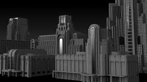 Art Deco Sample Kit By Kitbash3d Art Deco Deco Architecture Art