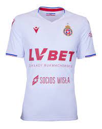 Łks awansował do mistrzostw polski. Koszulka Macron Wisla Krakow Biala 581304 40 Kraksport