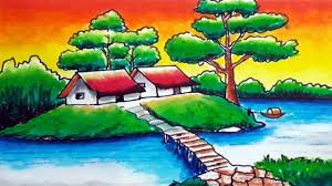 How to draw easy and simple scenery for beginners with oil pastels. Royaltcity Village Scenery Sunset Watercolor Drawing Scenery Easy Pin On Coloring Pages Create Stunning Chalk Pastel Sunsets With Kids
