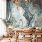Mossy Mirage Marble mural wallpaper by RedWallMural Store
