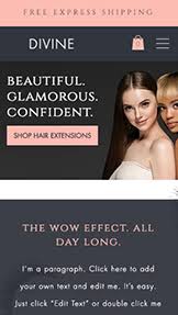 Many hair salons offer hair extensions for sale. Beauty Hair Website Templates Wix Com