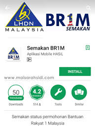 Rujuk maklumat seperti di bawah Tarikh Mula Permohonan Baru Dan Kemaskini Br1m 2018