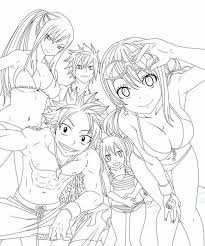 Coloriages Fairy Tail A Imprimer Coloriage Fairy Tail Coloriage Manga Coloriage Mandala Animaux