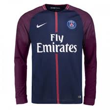 Les hommes d'unai emery ont tout raflé sur la scène nationale : Psg 17 18 Home Long Sleeve Soccer Jersey Shirt Soccer Jersey Psg Soccer Shirts