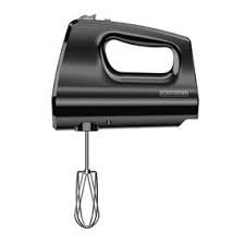 Five speeds and two stainless steel turbo beater accessories provide you with the power and control to mix up your favorite cookie dough, mash potatoes and so much more. Versatile 5 Speed 250 Watt Hand Mixer Mixer Black Decker Mixers