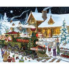 Maybe you would like to learn more about one of these? Amazon Com Santa S Express Christmas Jigsaw Puzzle 1000 Piece Toys Games