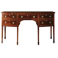 Late 20th Century Vintage Baker Furniture Company Banded Bow Front Sideboard Historic Charleston Collect Dining Room Furniture Modern Furniture Baker Furniture