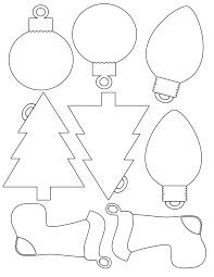 Printable Gift Tags Template 14 Pics In Our Database For Christmas Tree Outlin Christmas Ornament Template Printable Christmas Ornaments Ornament Template