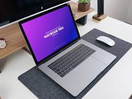 Free Designer Interior Workplace Psd Macbook Pro Mockup 2018 Photoshop Mockup Free Free Design Mockup Psd
