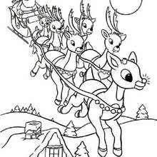 These free printable reindeer coloring pages detail their journey! Videos How To Draw Santa S Sleigh Novocom Top