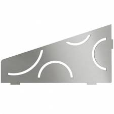 Zarif style tasarıma sahip duvar rafı, mevcut ya da döşenecek olan seramikli alanlar için pratik depolama alanı sunar. Schluter Shelf E S3 Wandablage System Curve
