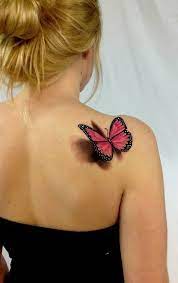 3d Tattoos Tumblr Tattoos Butterfly Tattoo On Shoulder Butterfly Back Tattoo