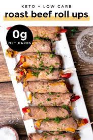 Roast Beef Roll Ups Low Carb Keto Recipe Roast Beef Roll Ups Low Carb Diet Recipes Beef Roll Ups