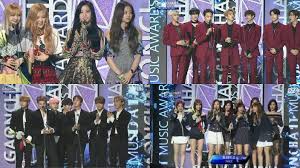 exo black pink bts twice and more win big at the 6th gaon