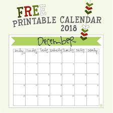 Go to the bottom of the page if you wish to download monthly calendar templates which are editable and printable, available in various formats such as pdf, excel, and word. December 2018 Calendar Free Printable Live Craft Eat