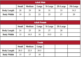 american apparel size chart youth