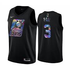 We have the official nba city edition jerseys from nike and fanatics authentic in all the sizes, colors, and styles you need. Nba Phoenix Suns Trikot Chris Paul 3 Iridescent Hwc Collection Swingman Herren