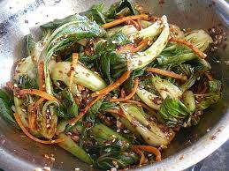 Little Corner Of Mine Baby Bok Choy Kimchi Korean Side Dishes Asian Side Dishes Ono Kine Recipes