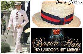 Boaters Custom Made To Order Www Baronhats Com Boater Gatsby Baronhats Leonardodicaprio Hats Straw Boater Hats Leonardo Dicaprio
