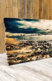 Fotodruck Elbstrand Auf Holzlatten Mit Gebrochenen Kanten Unser Druck Auf Holzlatten Ist Mit Seinem Look Ein U Bild Auf Holz Bilder Auf Holz Drucken Holzdruck