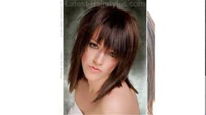 V cut hair + layers. Choppy Layered Medium Length Hairstyles Youtube