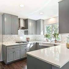 These kitchens are ideal for creating a large amount of storage and allowing for a free flow of kitchen activity. Kitchen Ideas U Shaped