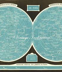 Astronomy French Star Map 1920 Constellations Star Chart Star Etsy Star Map Star Chart Map Print