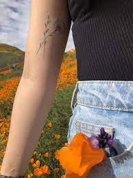 Small Poppy Tattoo Poppies Tattoo Poppy Tattoo Small Tattoos