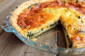 Spinach Quiche With Cornmeal Crust Recipe Recipes Low Carb Breakfast Almond Recipes
